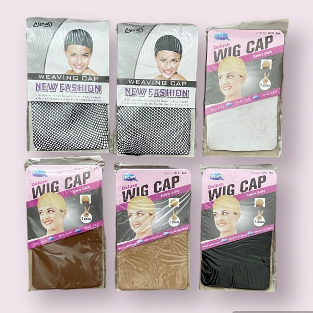 Stocking Wig Caps - 8 Packs of 2 (16 total)